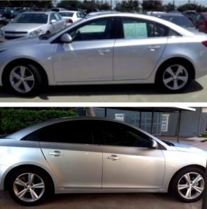 Window Tint Before and After